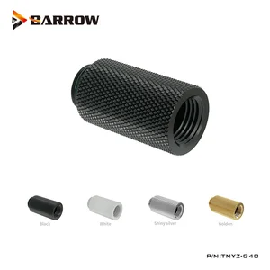 Barrow G14 удлинитель 40 мм, встроенные фитинги для водяного охлаждения, разъем штырь-гнездо, серебристый, черный, белый, золотой, TNYZ-G40