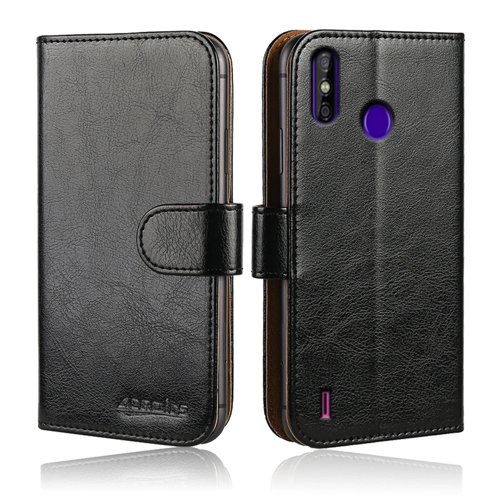 

Роскошный кожаный чехол-книжка для Tecno Spark 4 Air Чехол Tecno Spark 4 Air чехол s задняя крышка-кошелек