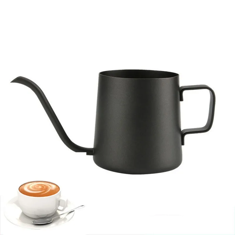 250 мл капельный гусиный носик с длинным горлышком чайник для кофе из нержавеющей