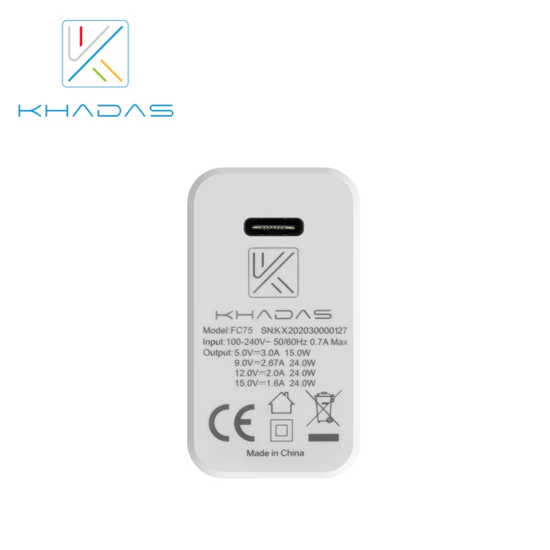 Адаптер Khadas 24W USB-C US/EU/UK | Компьютеры и офис