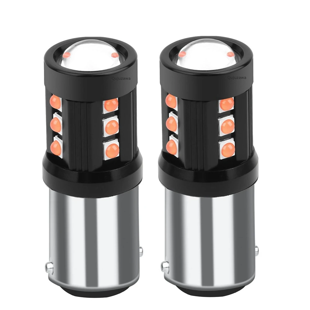 

2pcs 1157 P21/5W BAY15D High Quality LED Auto Tail Brake Light Car DRL Driving Bulb Rear Fog Lamp Turn Signals Yellow Red White