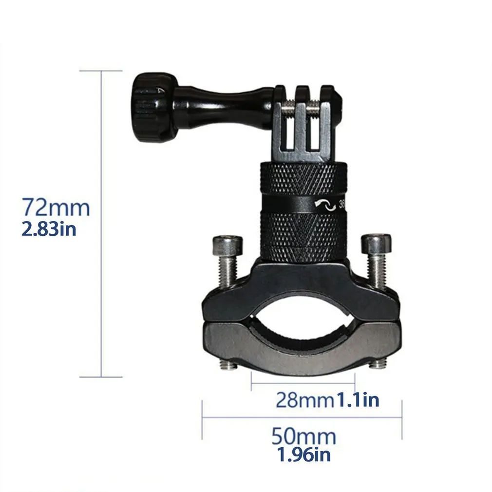 

Bike Bicycle Phone Holder 360 Swivel Universal Cycling Motorcycle Handle Bar Stand Mount Clamp Metal for MTB Gopro Action Camera