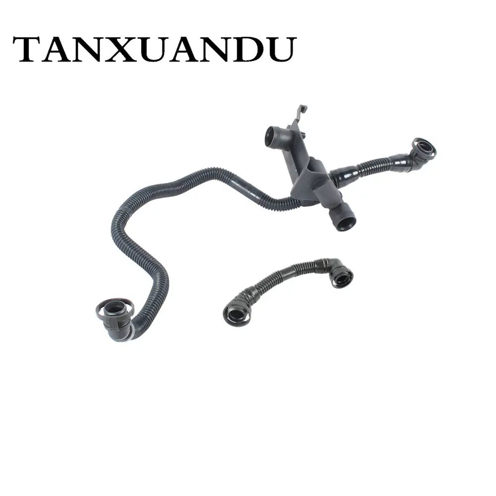 2 шт. набор труб для вентиляционного шланга с Картером двигателя подходит AUDI A4 01 08