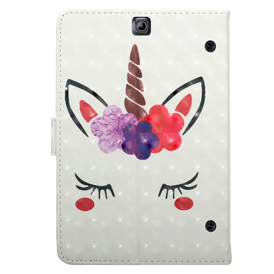 3D Romantic Painting PU Leather Funda Case For Samsung Galaxy Tab S2 9.7 T810 T815 Cover With Card Slots tablet case | Компьютеры и