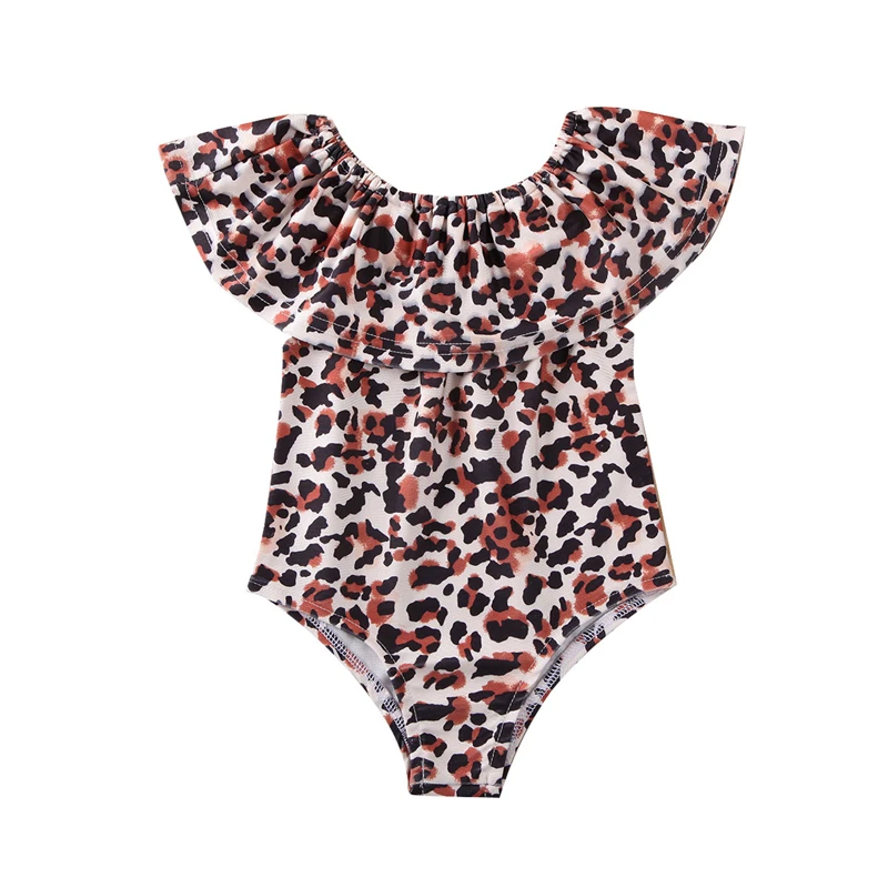 Новинка 2020 года одежда для купания девочек с открытыми плечами дизайнерский