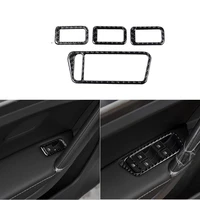 fit for vw golf 7 gti r gte gtd mk7 2013 2017 carbon fiber window lifting panel button switch cover sticker car accessories