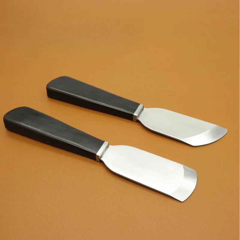 

Leather Cutters Paring Knives Wooden Handle DIY Stainless Steel Sewing Carvings Thinning Cutting Leathercraft Cut Tools