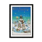 Рождественский снеговик Счетный 11CT 14CT набор крестиков сделай сам DMC зимний пейзаж Вышивка крестиком подарок вышивка рукоделие домашний декор