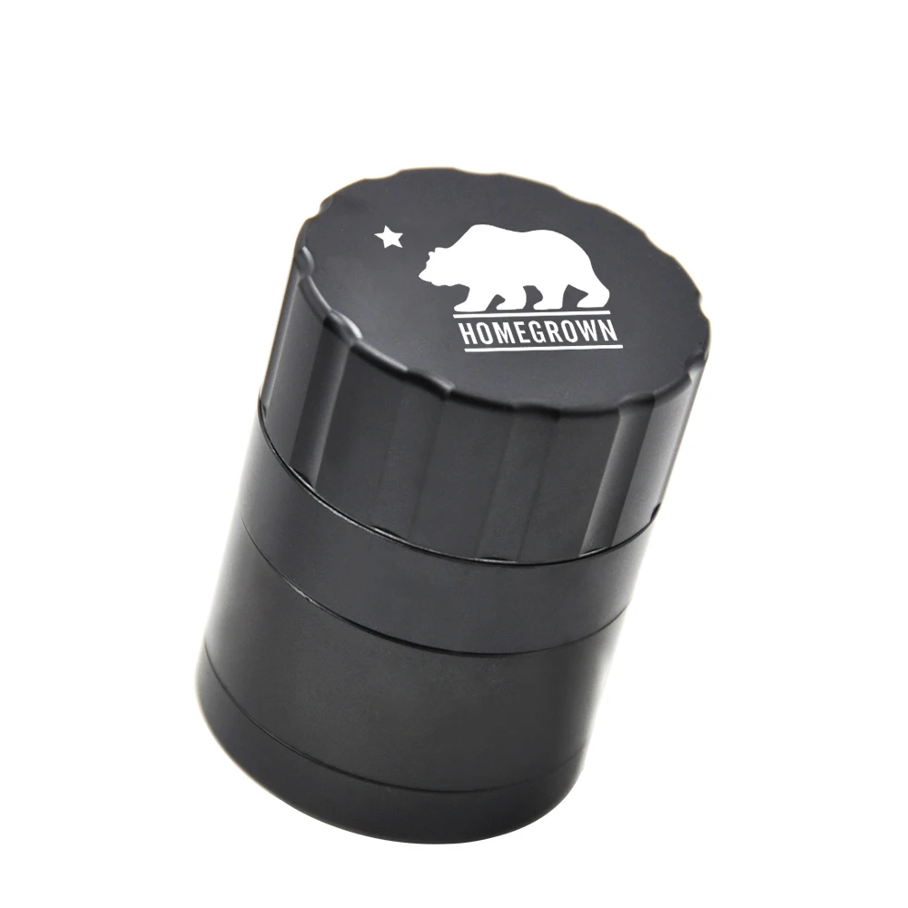 Авиационная алюминиевая травяная мельница 42 мм 4 слоя табачная дробилка для