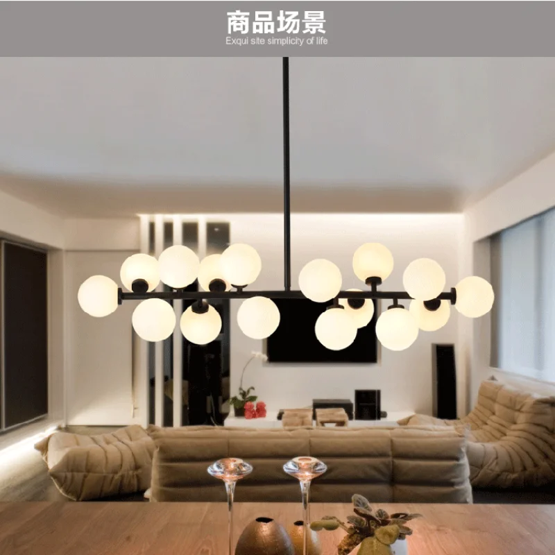 Винтажная люстра-Лофт в стиле индастриал подвесной светильник черного и