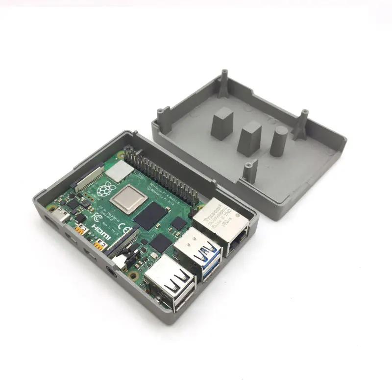 Оригинальный чехол для Raspberry Pi 4 2 ГБ RAM + карта памяти 64 Гб Алюминиевый адаптер 3 А