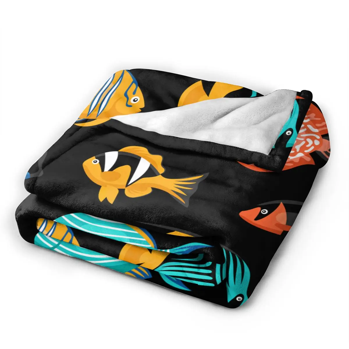 Уникальное одеяло для друзей тропическая рыба прочное супермягкое удобное