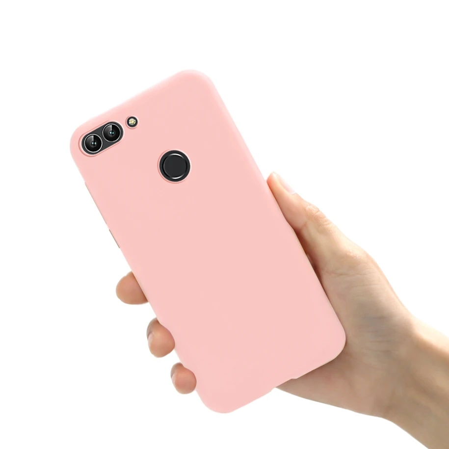 Чехлы для Huawei P Smart чехол 5 65 дюйма на PSmart 2018 Ультратонкий силиконовый цветной