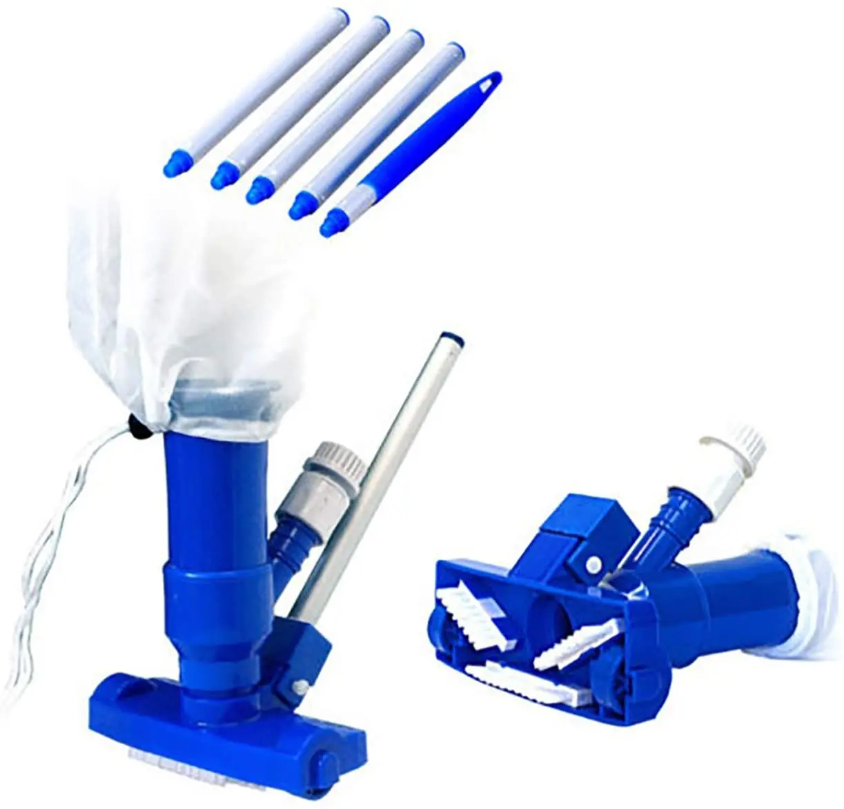 

Pool Spa Pond Mini Jet Vac Vacuum Cleaner w/Brush, Bag, and 4' Pole