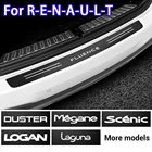 Наклейка на задний бампер автомобиля для Renault DACIA Duster Megane Logan Sandero Loguna Zoe Koleos Scenic Fluence Captur Kadjar