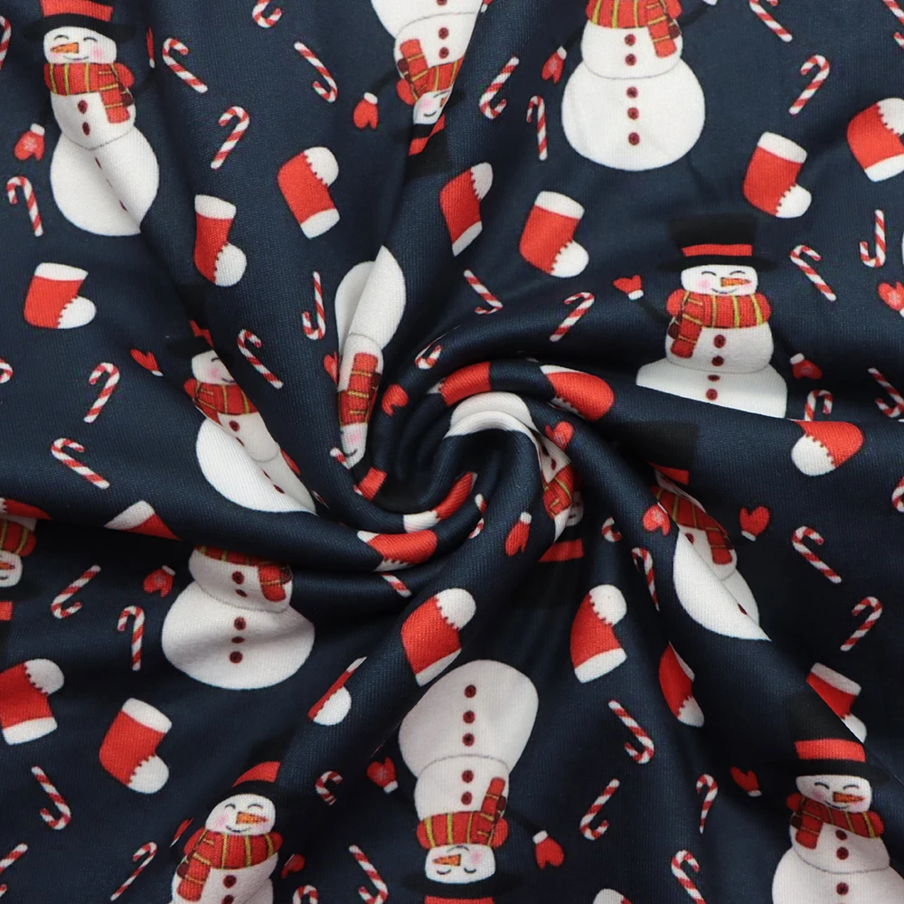 50*140 см рождественские фрукты 4 способа растягивающаяся Двойная матовая