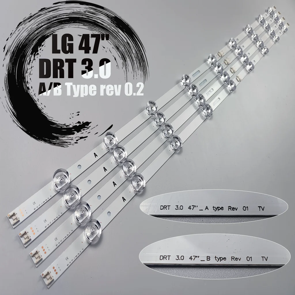 Светодиодный Подсветка подсветка полосы 9 лампы для LG 47 &quotТВ DRT 3 0 47&quot 47GB6500 47LB652V