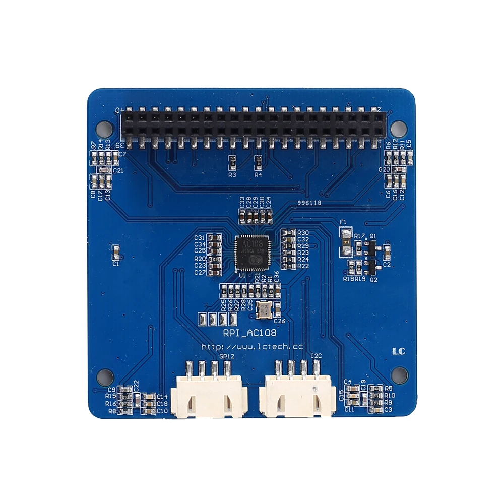Интеллектуальный аудио декодер AC108 с голосовым распознаванием модуль 12 шт. APA102 RGB