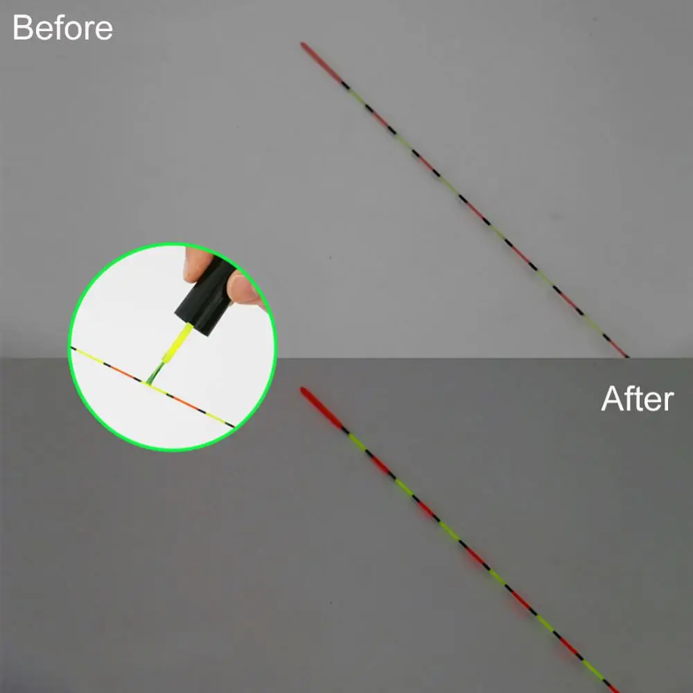 Hot Sale ！New  7ml  fishing floats diy fluorescent paint floats tail paint indicator visible tail repair tool tackle accessories