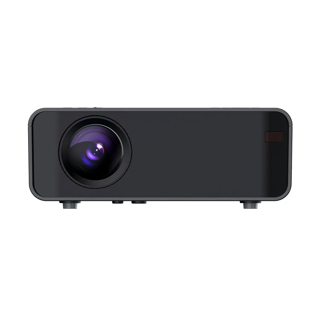 Black W80 мультимедийный проектор медиаплеер домашний кинотеатр проводное/Беспроводное Зеркало экран 8500LM поддержка 4K HDMI/AV/TF/VGA ЖК-проектор - Цвет: Black