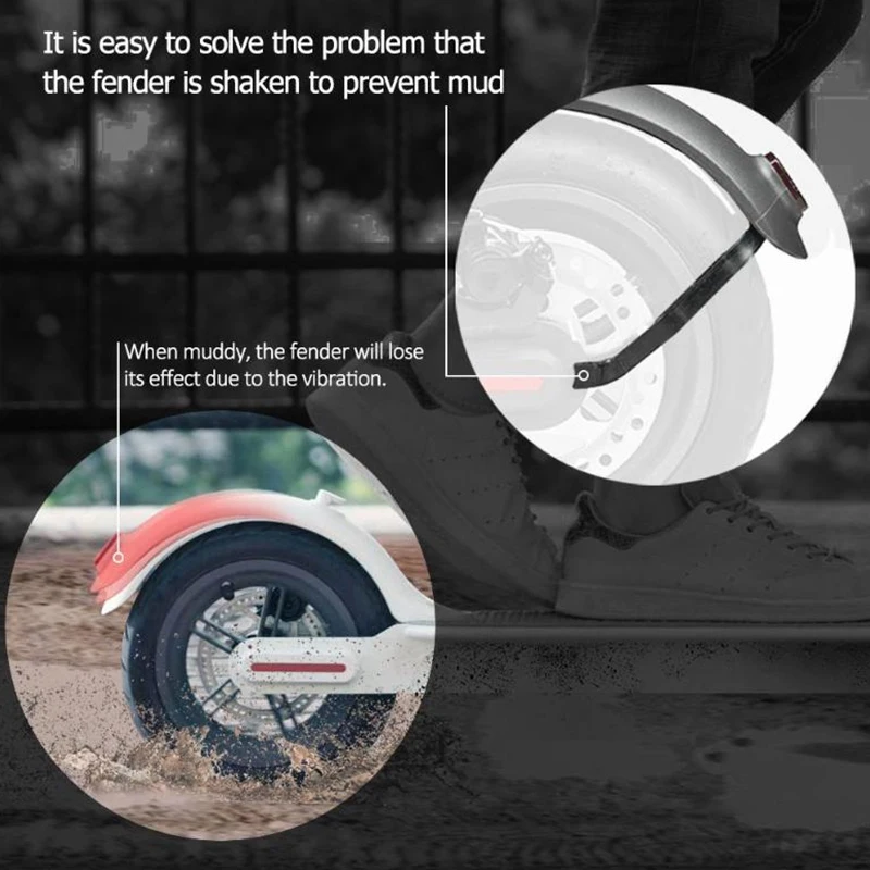 Улучшенное заднее крыло с поддержкой винтового крепления расширение и нога для