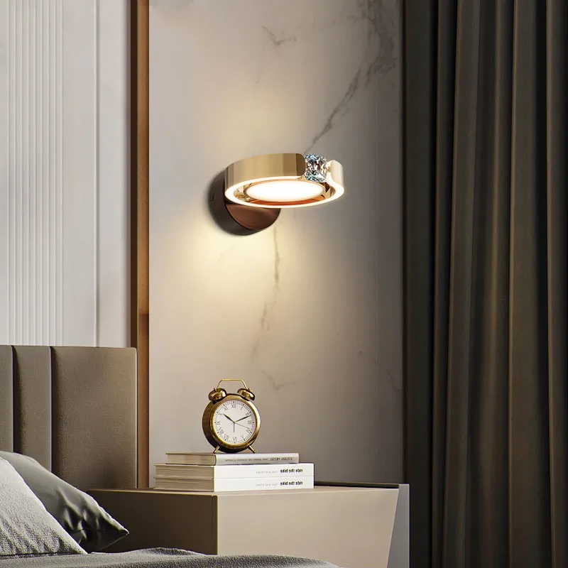 Современный настенный светильник лампа для гостиной спальни прикроватного