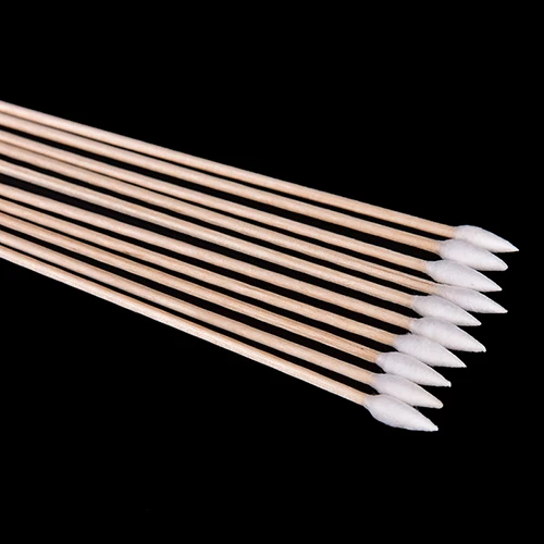 

100pcs/lot 6 Inch Gun Cleaning Cotton Swabs Large Tapered Swabs Gun Clean Brush