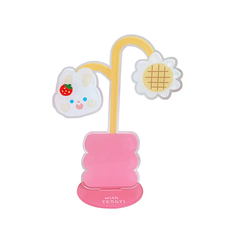 Kawaii Настольный зажим для записей держатель милый мультяшный подставка акриловая