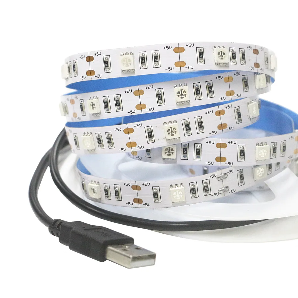 Ультрафиолетовая Светодиодная лента USB 395-405nm фонарь с ультрафиолетовым
