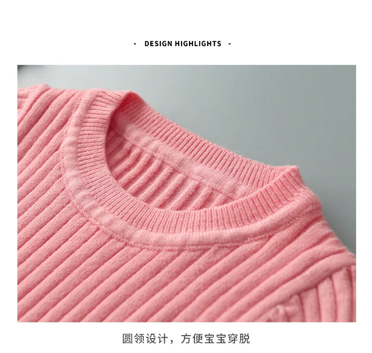 2021 Spring New 6M-4T Winter Baby Girl Clothes Set Knitted Boys Sweaters+pants 2pcs Kids Clothing Girls Cotton Suits | Детская одежда и