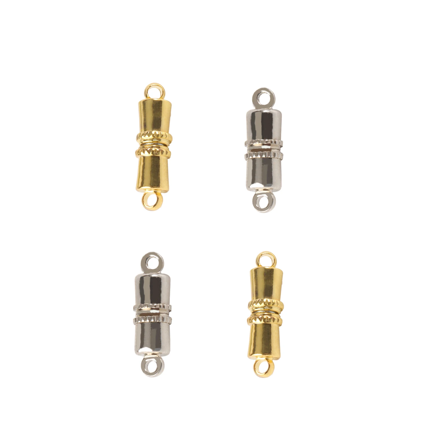 5 комплектов трубка из нержавеющей стали прочная магнитная застежка бусины