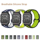 Ремешок силиконовый для смарт-часов Xiaomi Huami Amazfit NeoBip S U LiteHaylou LS02, спортивный браслет для Amazfit GTS 2EGTS 2 Mini, 20 мм