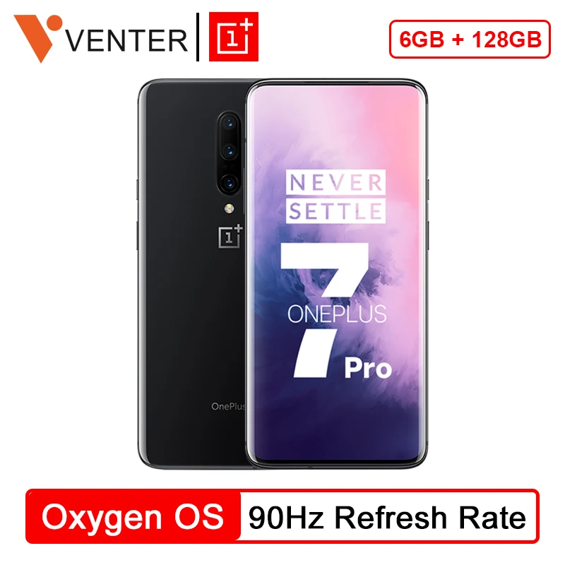 Глобальная прошивка OnePlus 7 Pro 6 GB 128 GB смартфон 48MP камера Snapdragon 855 6,67 дюймов 2 K+ AMOLED экран разблокировка UFS 3,0