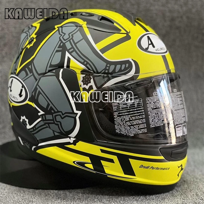 

Full Face Motorcycle Helmet RX7-V Isle Of Man Limited Edition TT Helmet Motocross Racing Motorbike Riding Helmet