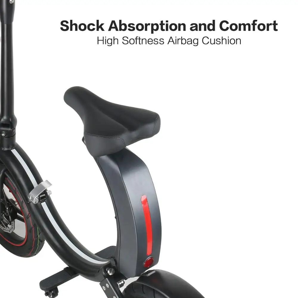 3- 5 Days! Only 1 pcs For Russia Electric Bicycle Scooter 14 Inch Tire With 350W Foldable Long Range Bike Adults Child | Спорт и