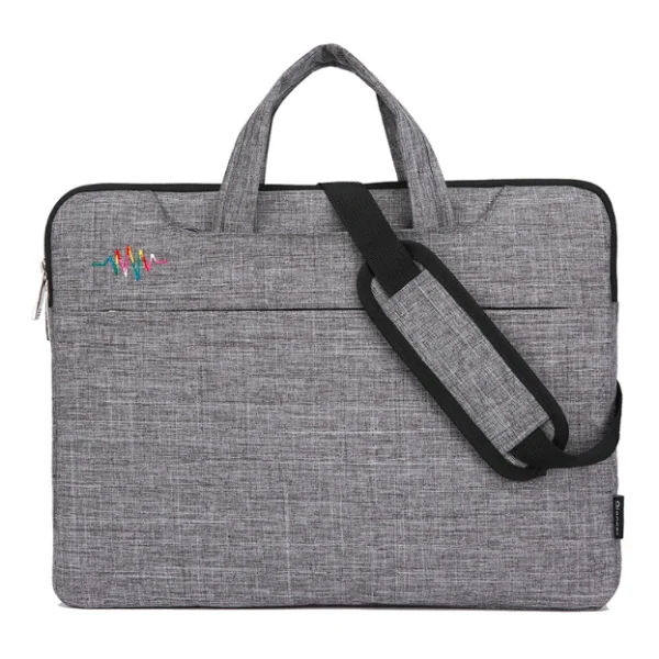 Сумка через плечо для Macbook 12 13 15 дюймов, сумка для ноутбука, чехол для Xiaomi Dell Asus hp acer, чехол для ноутбука, сумка для ноутбука - Цвет: Серый