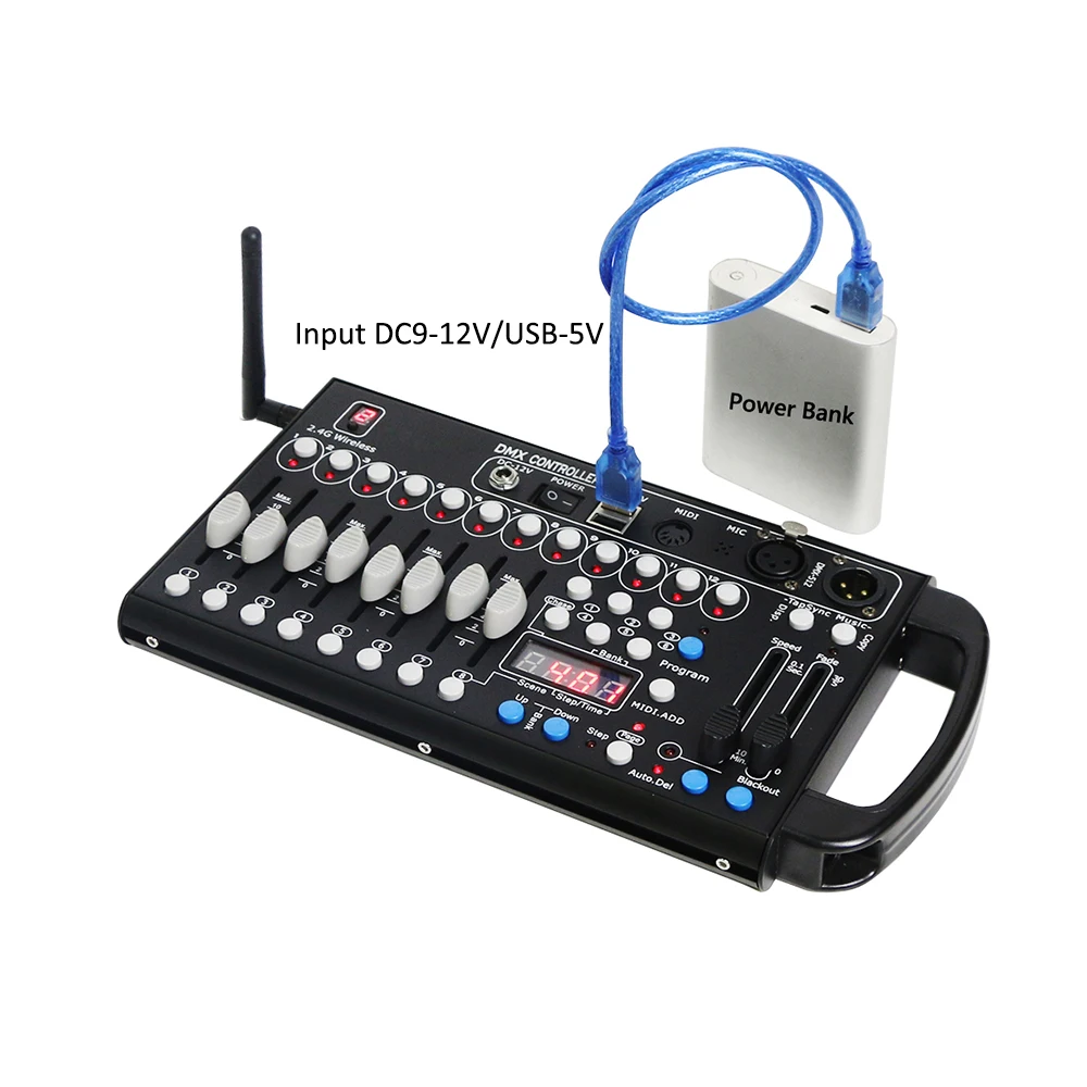 Беспроводной контроллер DMX 192 с аккумулятором DJ-оборудование консоль DMX512 для