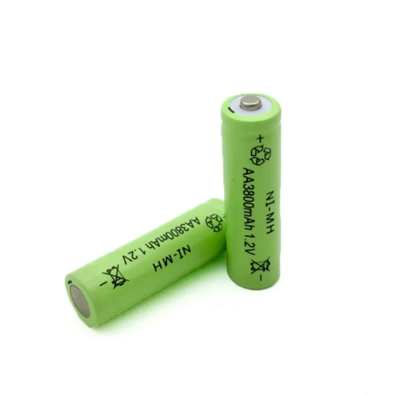 MJKAA Ni MH 1 2 V 3800mAh Зеленый AA перезаряжаемый никель металлический гидридный