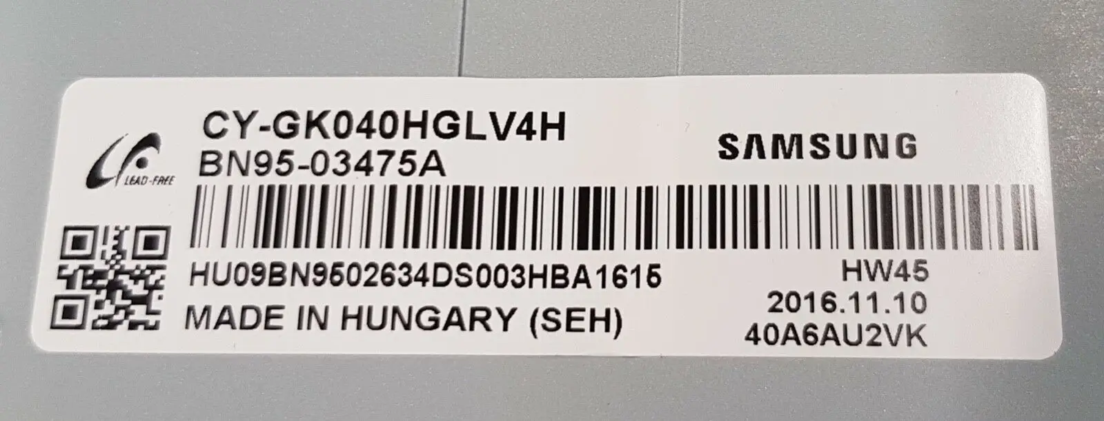 10 шт./лот BN96-34791A BN96-34792A светодиодный ТВ SAMSUNG UE40KU6100 UE40JU6400 UE40MU6105 100% новый | Лампы и