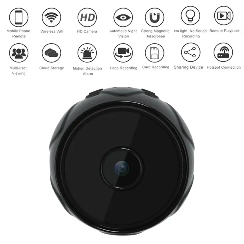 Мини Камера Беспроводной WiFi микро Детская рубашка петля Запись монитор