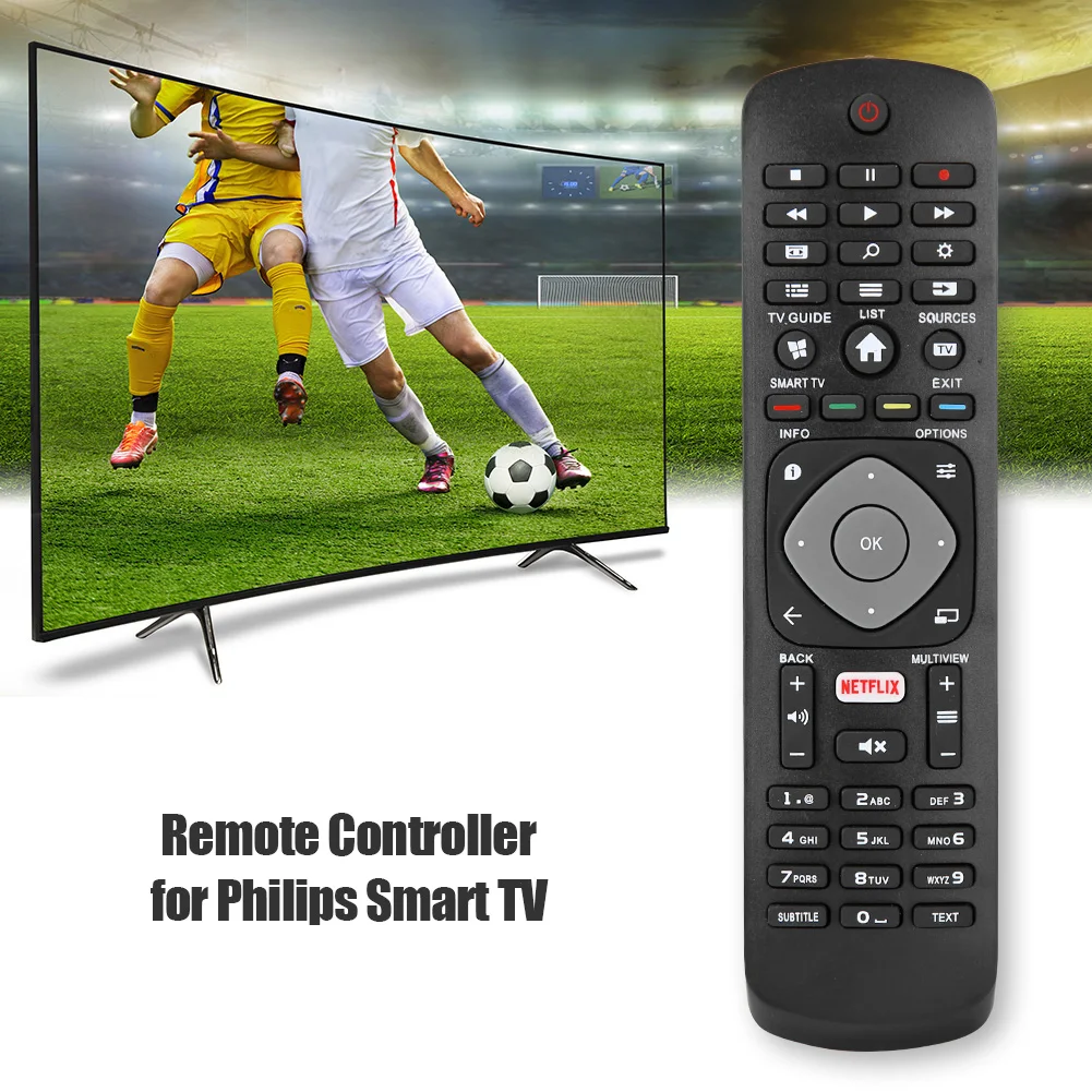 new original smart remote control suitable for philips tv smart fernbedienung netflix remote control hof16h303gpd24 398gr08b free global shipping