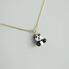Ожерелье с китайской пандой, Женские Ювелирные изделия, модные аксессуары, милое симпатичное животное, женский подарок, новинка 2021