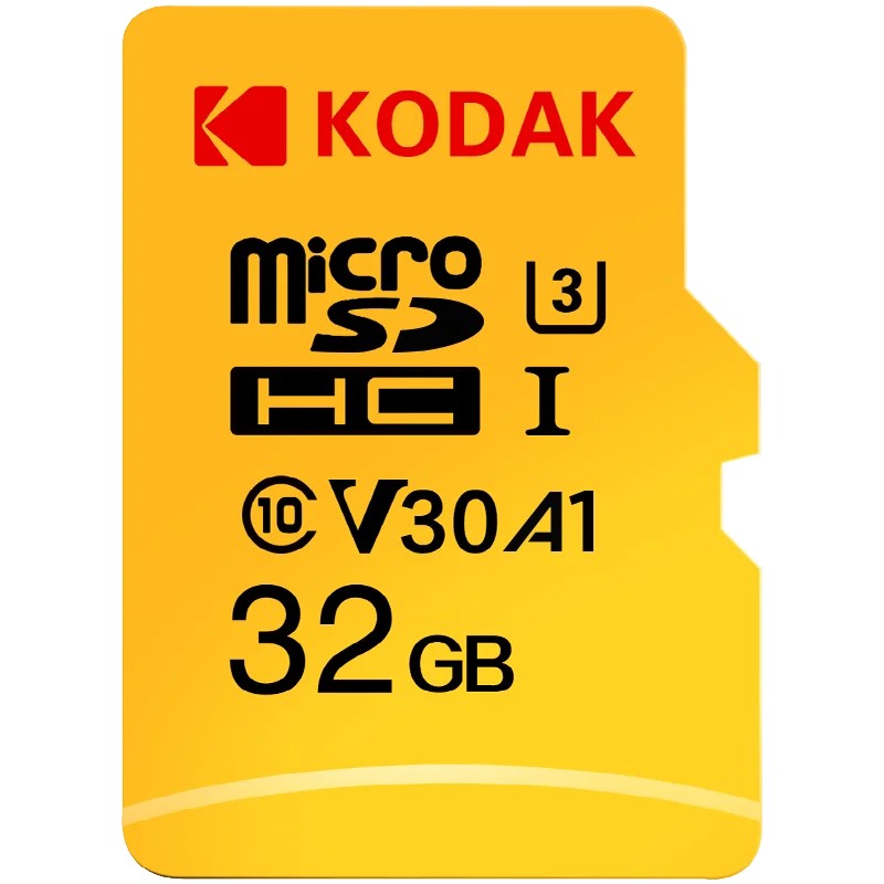 100% карта памяти Kodak U3 32 ГБ 64 128 256 Micro SD TF флэш-карта micro для телефона 292 | Компьютеры и