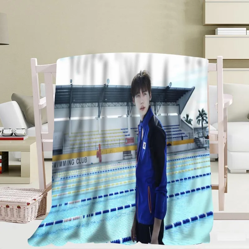 Новинка, уютные одеяла Lee Jong Suk, мягкое одеяло с 3D принтом, для дома/дивана/постельных принадлежностей, переносное одеяло для путешествий для взрослых - Цвет: 9