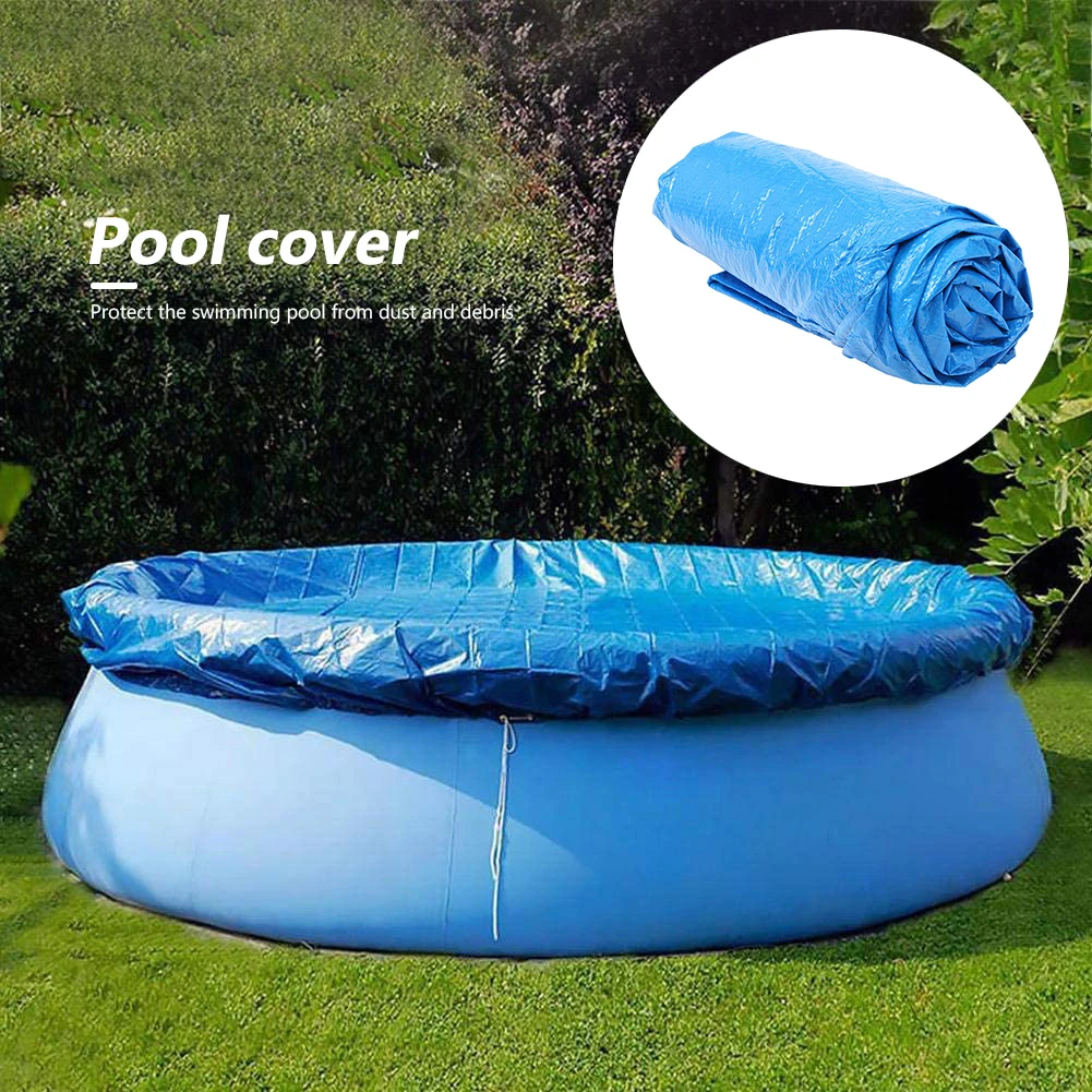 

Waterproof Pool Tub Anti-dust Tarpaulin Folding Round Swimming Paddling Pool Cover Cushion Cloth Outdoor Garden Pool Accessories