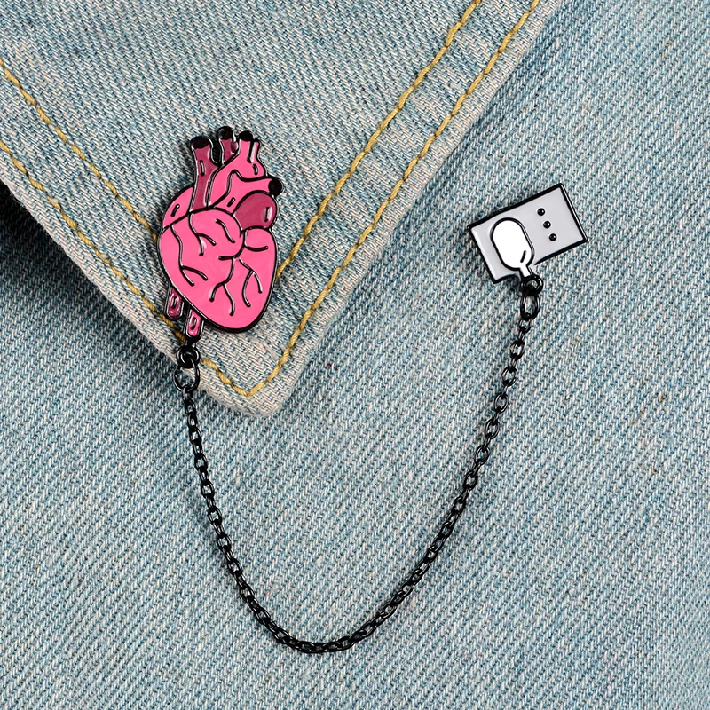 Женская эмалированная брошь в форме сердца 11 шт. | Украшения и аксессуары