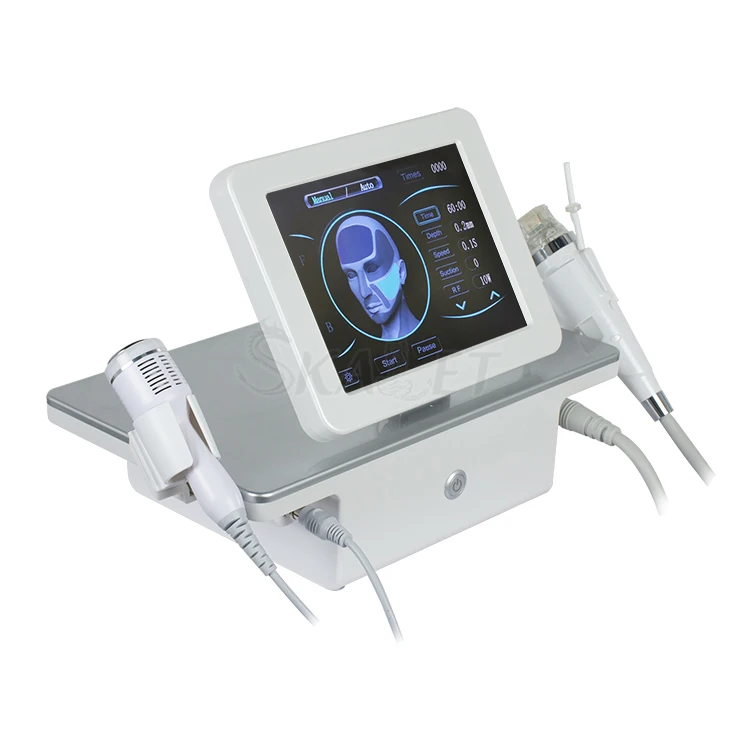 

Fast Shipping 2 In 1 Fractional Micro-needle Cold Hammer RF Skin Rejuvenation Beauty Machine for Anti Wrinkles Skin Firm