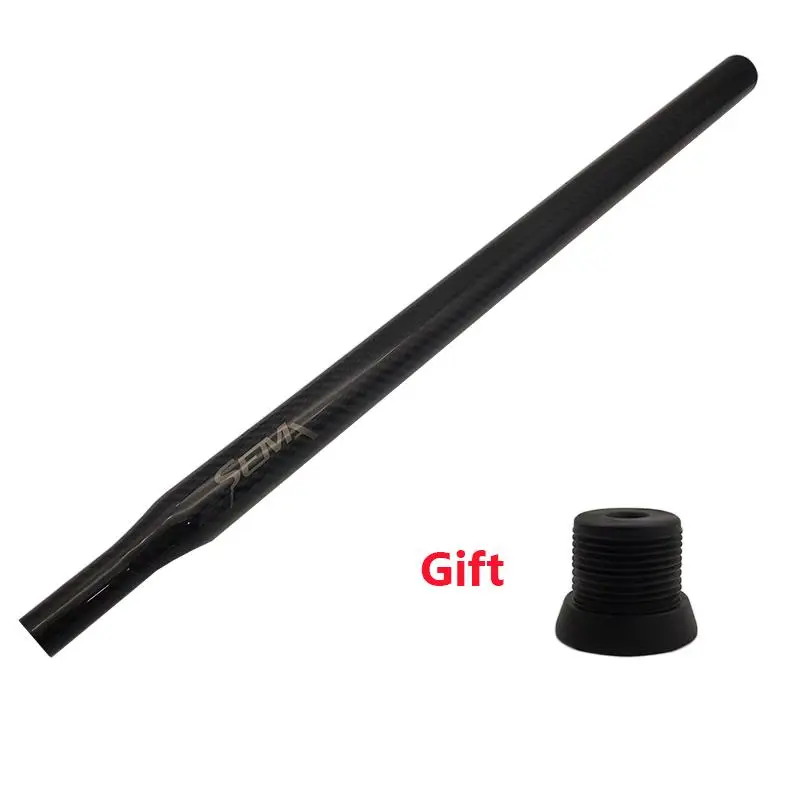 Seatpost Полный карбоновый Подседельный штырь Bromptom SEMA Размер 31,8 мм* 58 мм супер светильник 186 г подарок Подседельный штырь конец Floding велосипед горячая распродажа высокое качество - Цвет: Seatpost