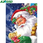 AZQSD Diy наборы для алмазной живописи Санта-Клаус полностью квадратная дрель ручная работа алмазная вышивка мультяшный набор крестиков подарок