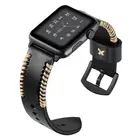 Ремешок кожаный премиум-класса для Apple watch band 44 мм 42 мм 40 мм 38 мм series 6 5 4 3 2 1 SE, браслет-петля для iwatch 7 45 мм 41 мм